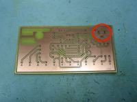 LED Chaser PCB copper side