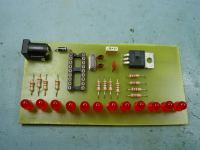 LED Chaser PCB assembled